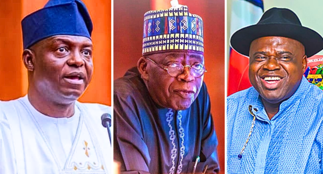 Bayelsa Governor Douye Diri Joins APC, Gets Tinubu’s 2027 Vote Target From Party Chairman