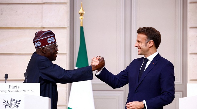Macron Pledges Stronger Security Partnership with Nigeria as Tinubu Declares National Emergency